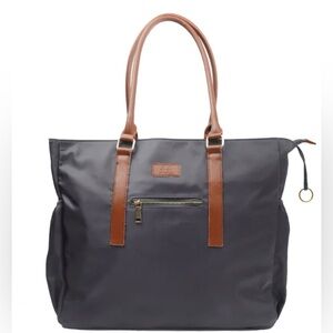 Teacher Tote Bag in black